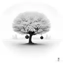 The giving tree tattoo design idea