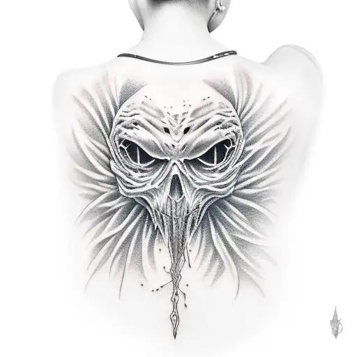 scarecrow full sleeve tattoo design idea