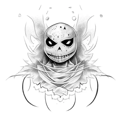 scarecrow sleeve tattoo design idea