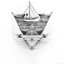 titanic tattoo design idea