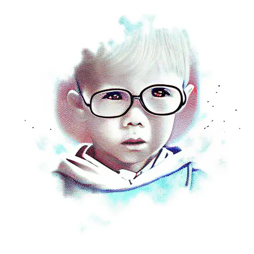 5 year old boy Ronin tattoo design idea