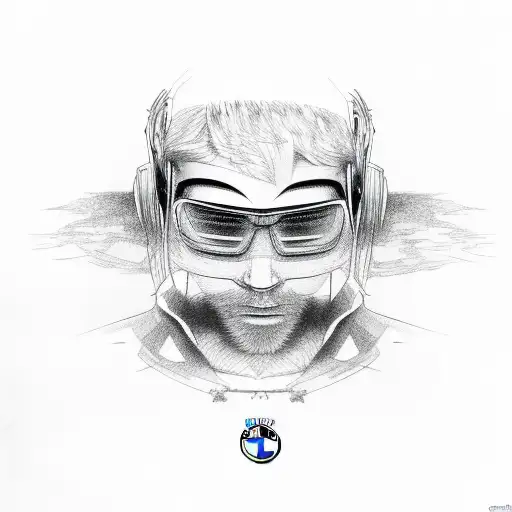 bmw e46 cabrio tattoo design idea