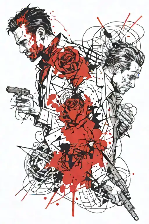 Jekyll and hyde tattoo design idea