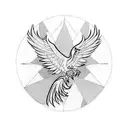 Phoenix tattoo design idea