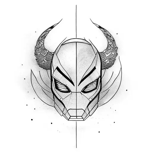 marvel tattoo design idea