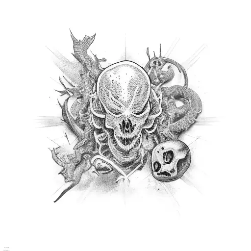 Hospitals for souls tattoo design idea