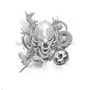 Hospitals for souls tattoo design idea