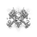 Hospitals for souls tattoo design idea