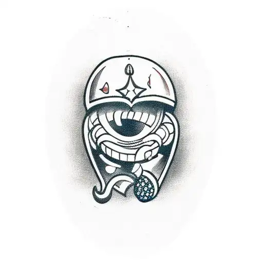 grenade tattoo design idea