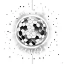Disco Ball tattoo design idea