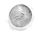 Disco Ball tattoo design idea