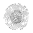 Disco Ball tattoo design idea