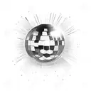 Disco Ball tattoo design idea