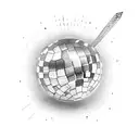 Disco Ball tattoo design idea