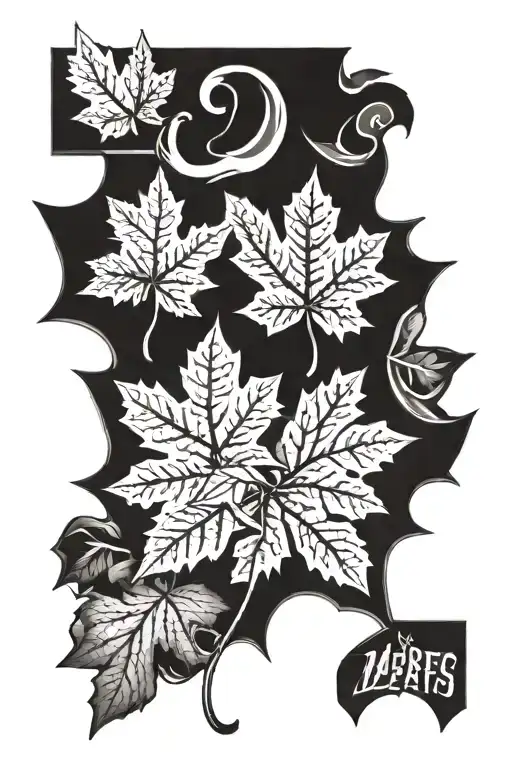 Toronto maple leafs tattoo design idea