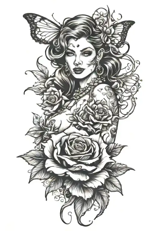 bbc slut tattoo design idea
