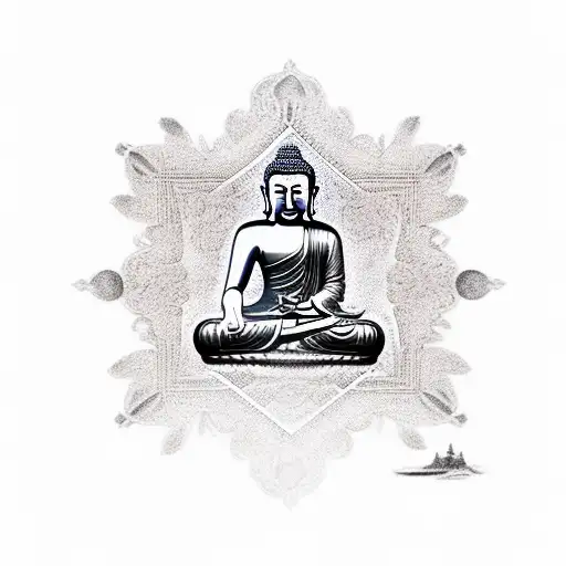 Buddha tattoo design idea