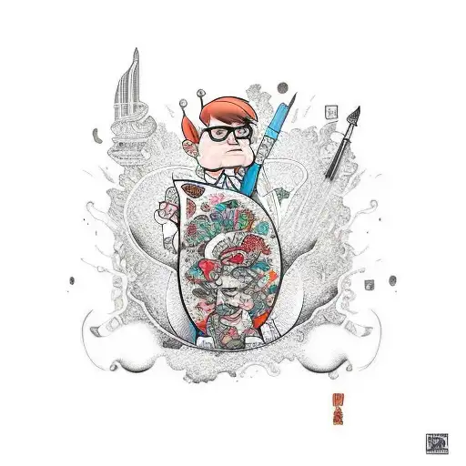Dexter's laboratory tattoo design idea