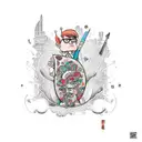 Dexter's laboratory tattoo design idea