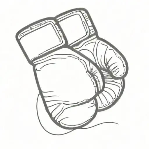 boxing gloves   tattoo design idea