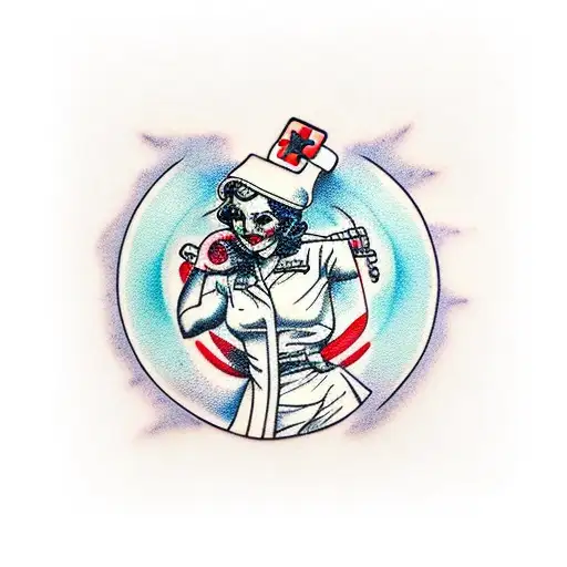 Neotraditional Male Nurse by Asa Castle, Black Rose Tattoo, Lexington, KY :  r/tattoos