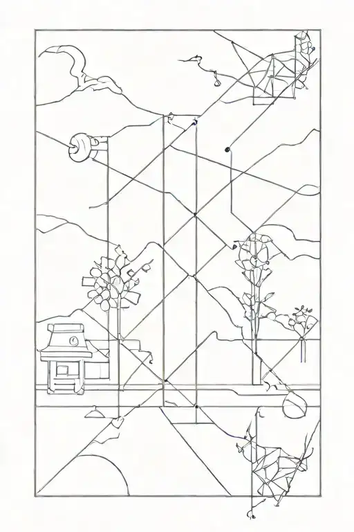 Lif is all about Perspective  tattoo design idea