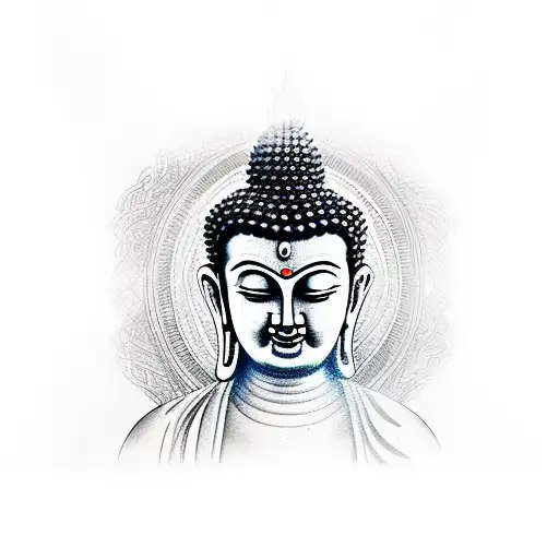 Buddha tattoo design idea