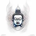 Buddha tattoo design idea