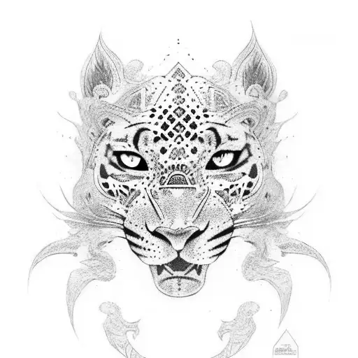 jaguar warrior tattoo design idea