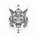 aztec tattoo design idea