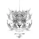 jaguar warrior tattoo design idea