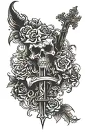 forgive me for my sins tattoo design idea