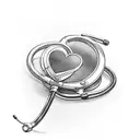 stethoscope with heart tattoo design idea