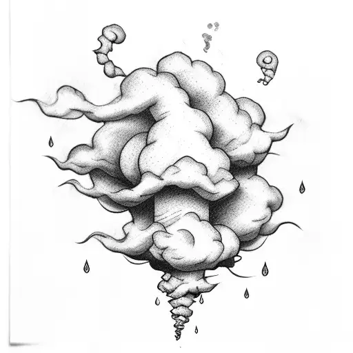 Smoke  Clouds  Altus  Map  Coordinates tattoo design idea