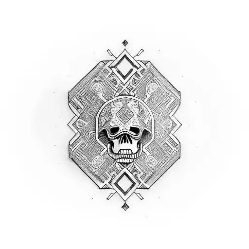 domino cuban  tattoo design idea