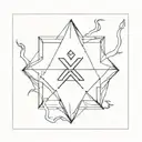 exo kpop logo tattoo design idea