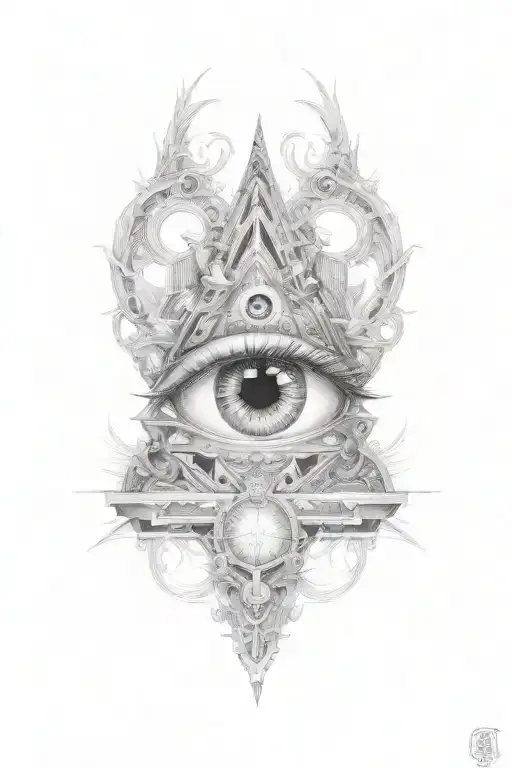 paradigm shift eye mind change perpective tattoo design idea