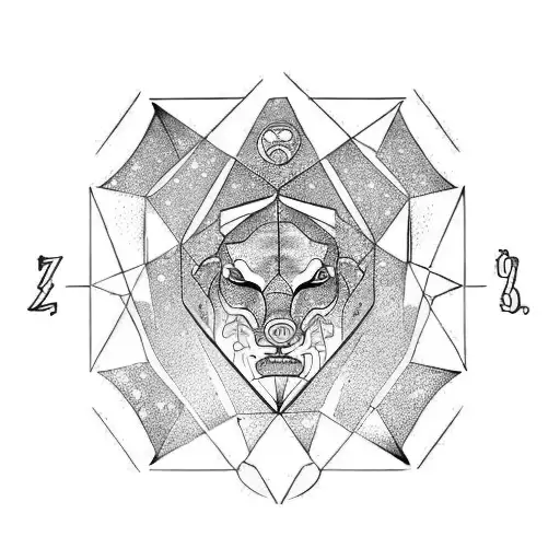 Zodiac signs gemini, leo, sagittarius  tattoo design idea