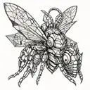 hornet tattoo design idea