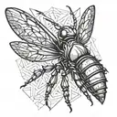 hornet tattoo design idea