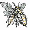 hornet tattoo design idea