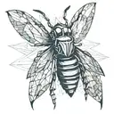 hornet tattoo design idea