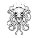 Octopus cooking tattoo design idea