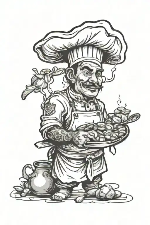peruvian chef tattoo design tattoo design idea