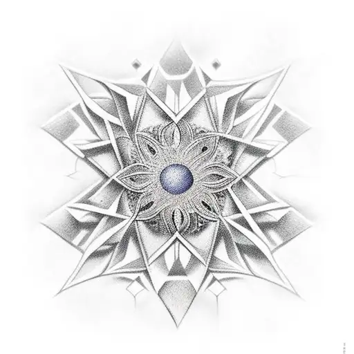 estrela de davi tattoo design idea