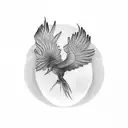 early worm gets the bird tattoo design idea