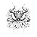 bird and worm tattoo design idea