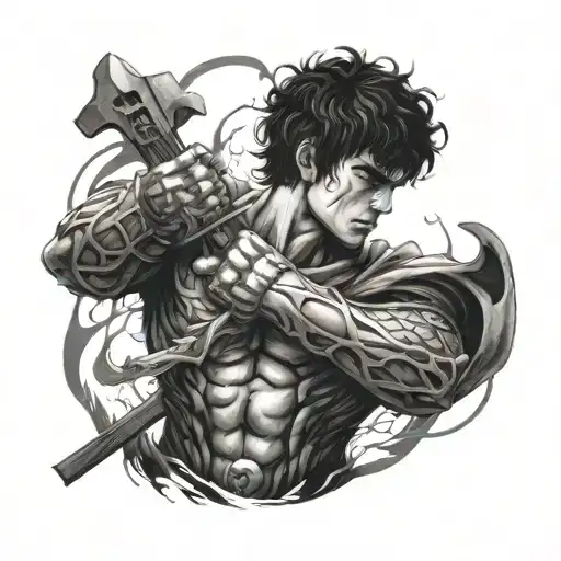 Berserk Guts tattoo design idea