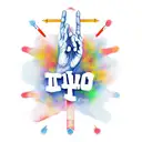 2 hands that are praying and upside to be writen the words "In God I Trust" tattoo design idea