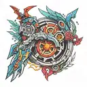 xenoblade monado  tattoo design idea